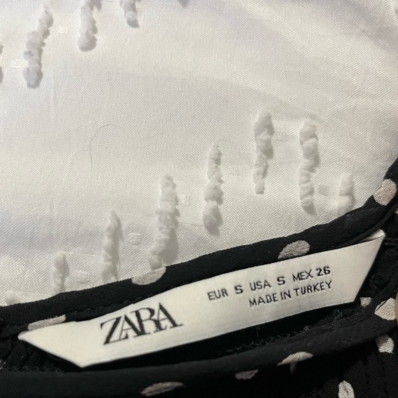 Zara smocked peplum top size S - Picture 4 of 5